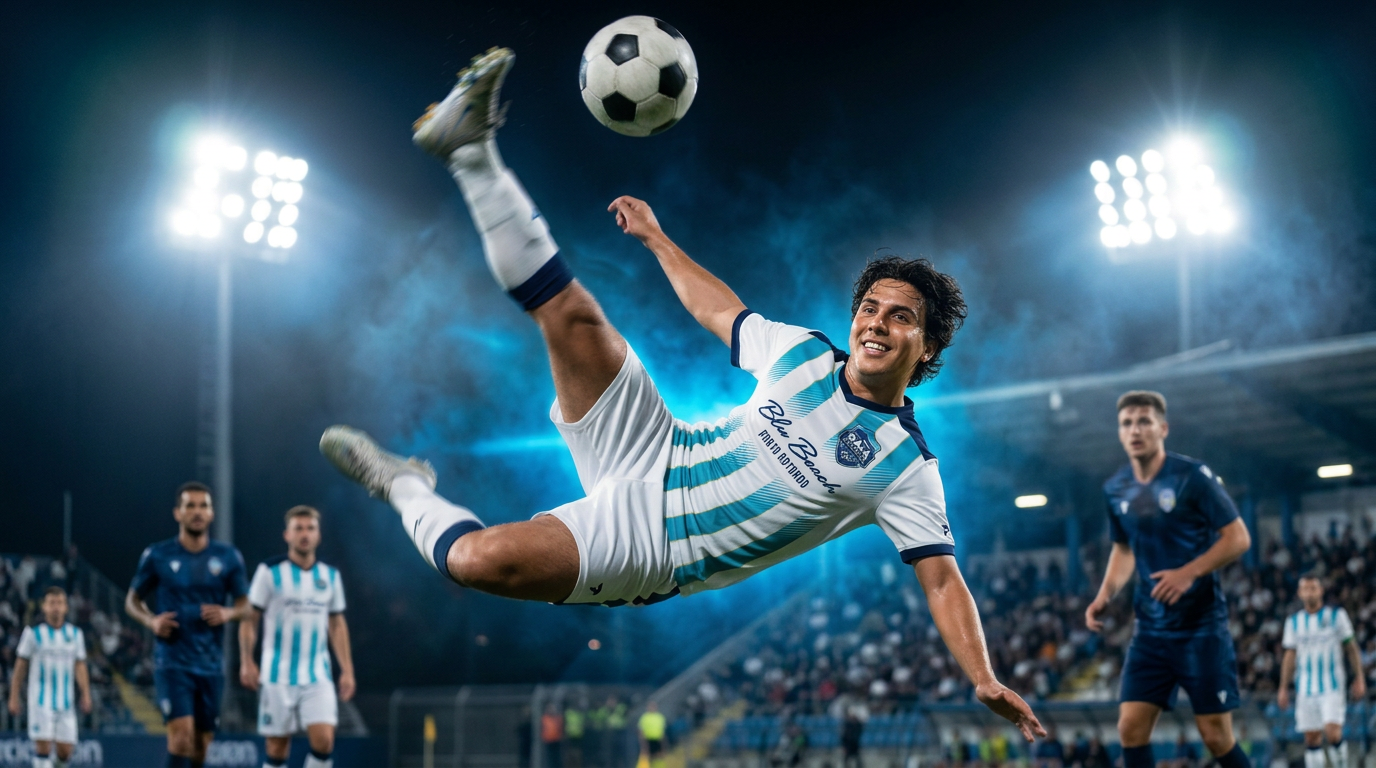 Richard in rovesciata — Premio Puskas Baia Caddinas
